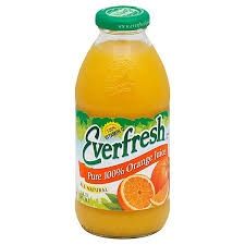 Everfresh pure 100% orange juice (USA) 16 fl oz