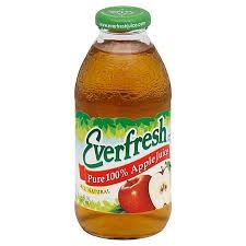 Everfreash 100% apple juice (usa) 16 fl oz