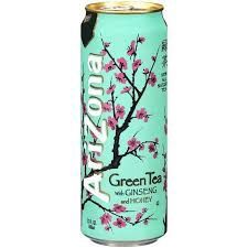Arizona green tea with ginseng in honey