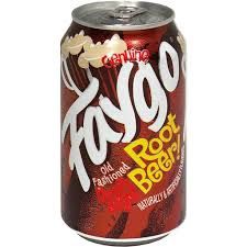 Faygo root beer 12oz can