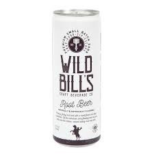 Wild Bill&#39;s root beer 12oz Cans