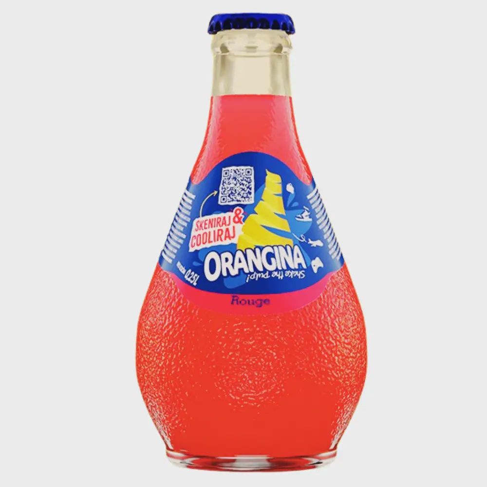 Orangina Carbonated Rouge Drink 250ml (European)