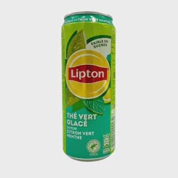 Lipton the vert glacé  saveur citron  vert men the 330ml (France)