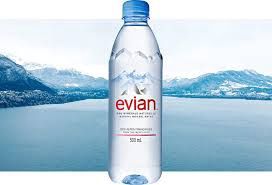 Evian water 33.8 fl oz