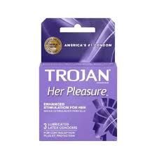Trojan her pleasure 3 pk  condoms