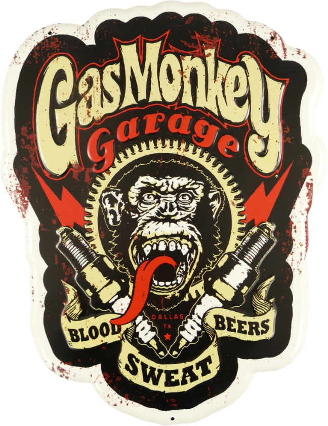 GAS MONKEY GARAGE - METAL SIGN