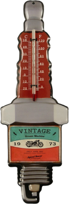 SPARK PLUG - METAL THERMOMETER