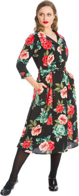 EVENING ROSE - 40S DRESS - BANNED
