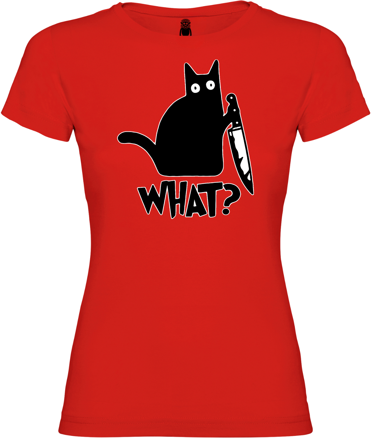 WHAT? RED T-SHIRT - FUNKY MONKEY®
