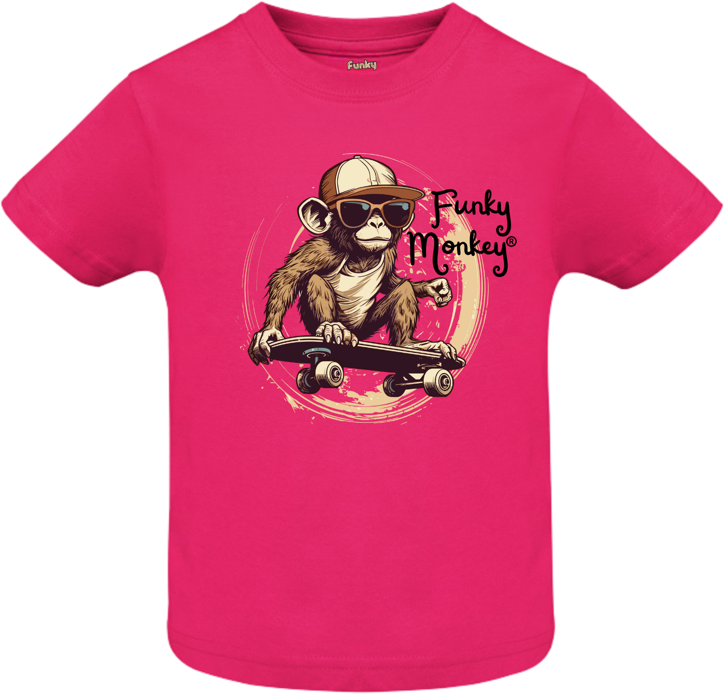 Funky Monkey® Skateboard Fuchsia Funky Monkey® Skateboard Fuchsia