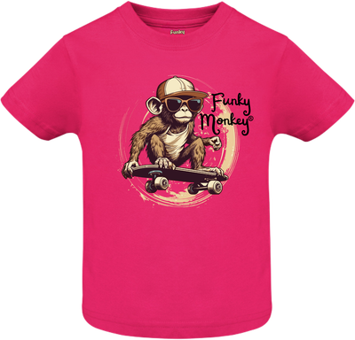 Funky Monkey® Skateboard Fuchsia Funky Monkey® Skateboard Fuchsia
