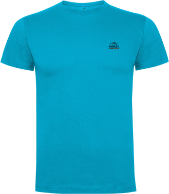 Plain turquoise T-shirt with Funky Monkey chest logo casual fun and comfortable for everyday wear