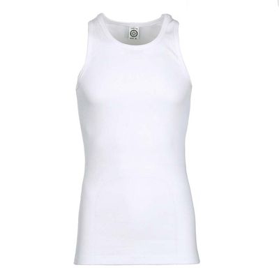Weißes Tanktop – Weiche Baumwolle Unisex