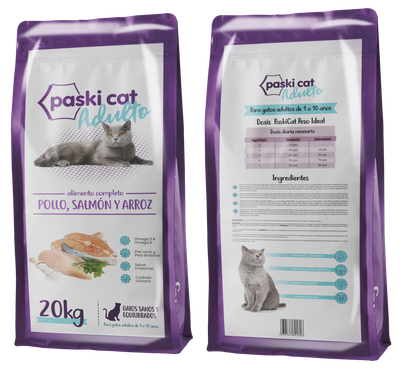 Pienso para Gatos 20kg PASKI CAT