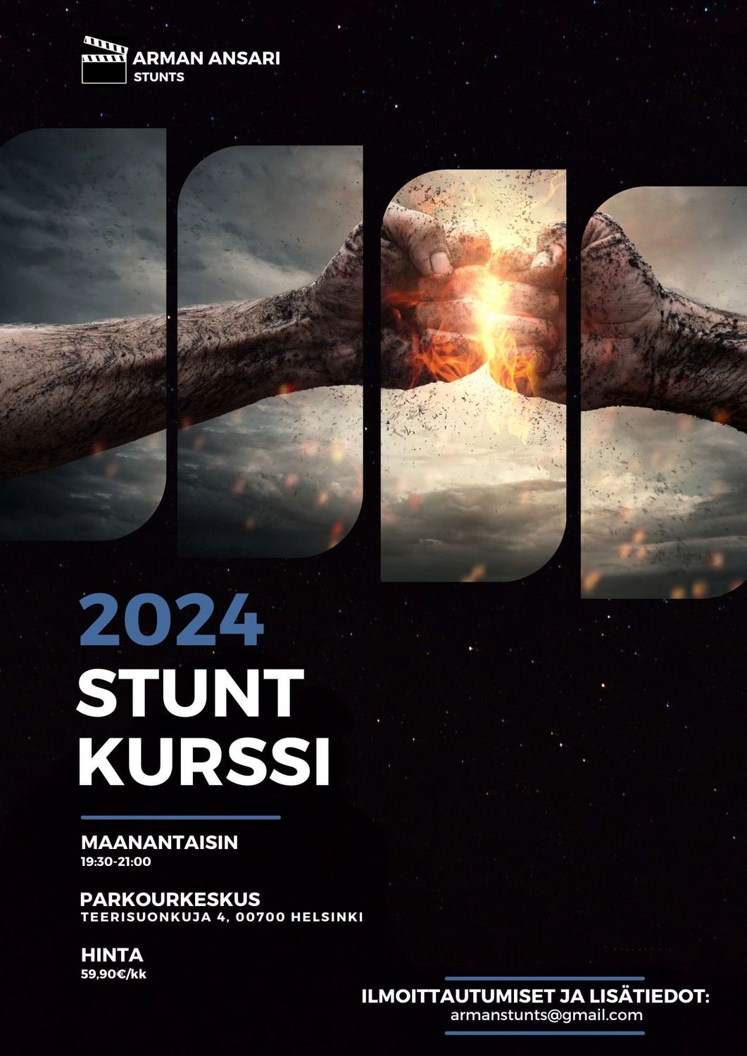Stunt kurssi 2024 By Arman Ansari