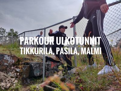 12.2.2025 Parkour Ulkotunnit Tikkurila, pasila ja tapiola