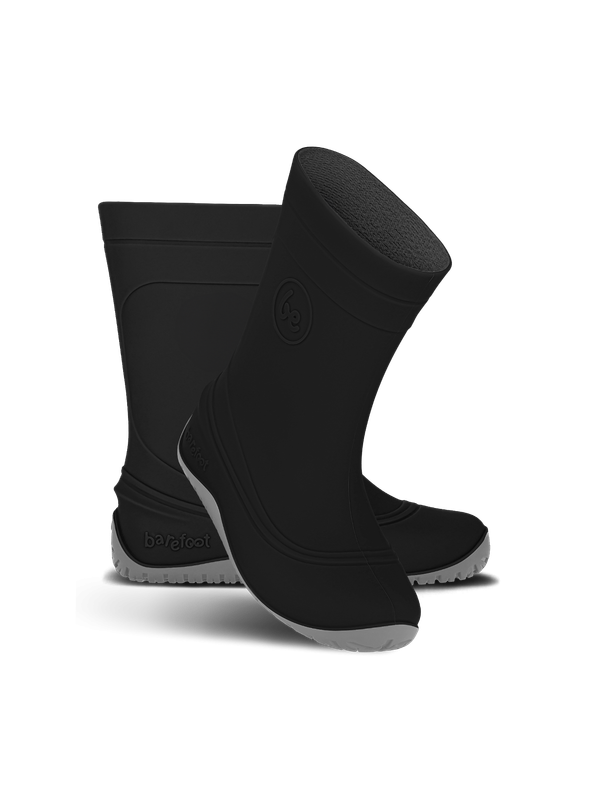 Lapset | Be Lenka - barefoot Rain Boots Pudds | Musta