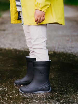 Lapset | Be Lenka - barefoot Rain Boots Pudds | Musta