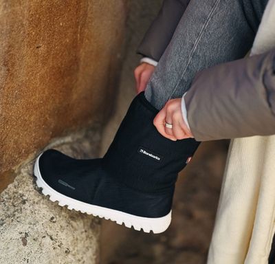Barebarics Polarstride | Barefoot Boot | Black