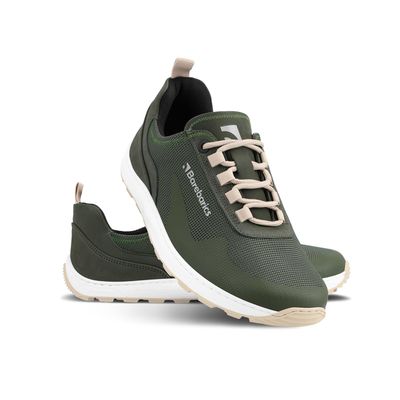 Barebarics - Wanderer | Barefoot Sneakers | Vihreä Barebarics_Wanderer_miesten_barefoot_kengät_paljasjalkakengät