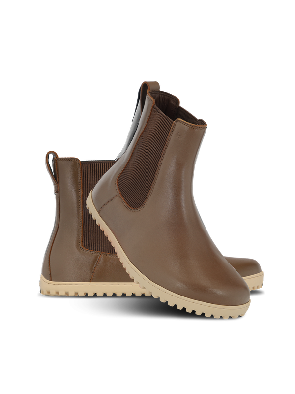 Be Lenka Glam | Barefoot Boots | Brown Leather