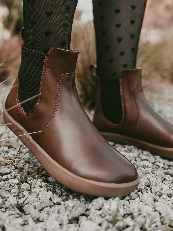 Be Lenka Glam | Barefoot Boots | Brown Leather