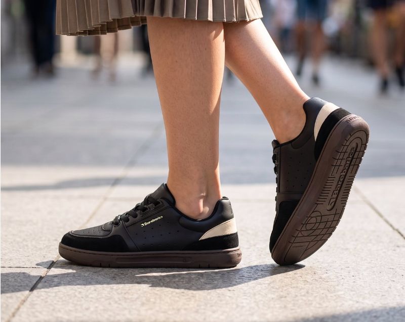 Barebarics - Wave 2.0 | Barefoot Sneakers | Black & Dark Brown