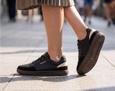 Barebarics - Wave 2.0 | Barefoot Sneakers | Black & Dark Brown
