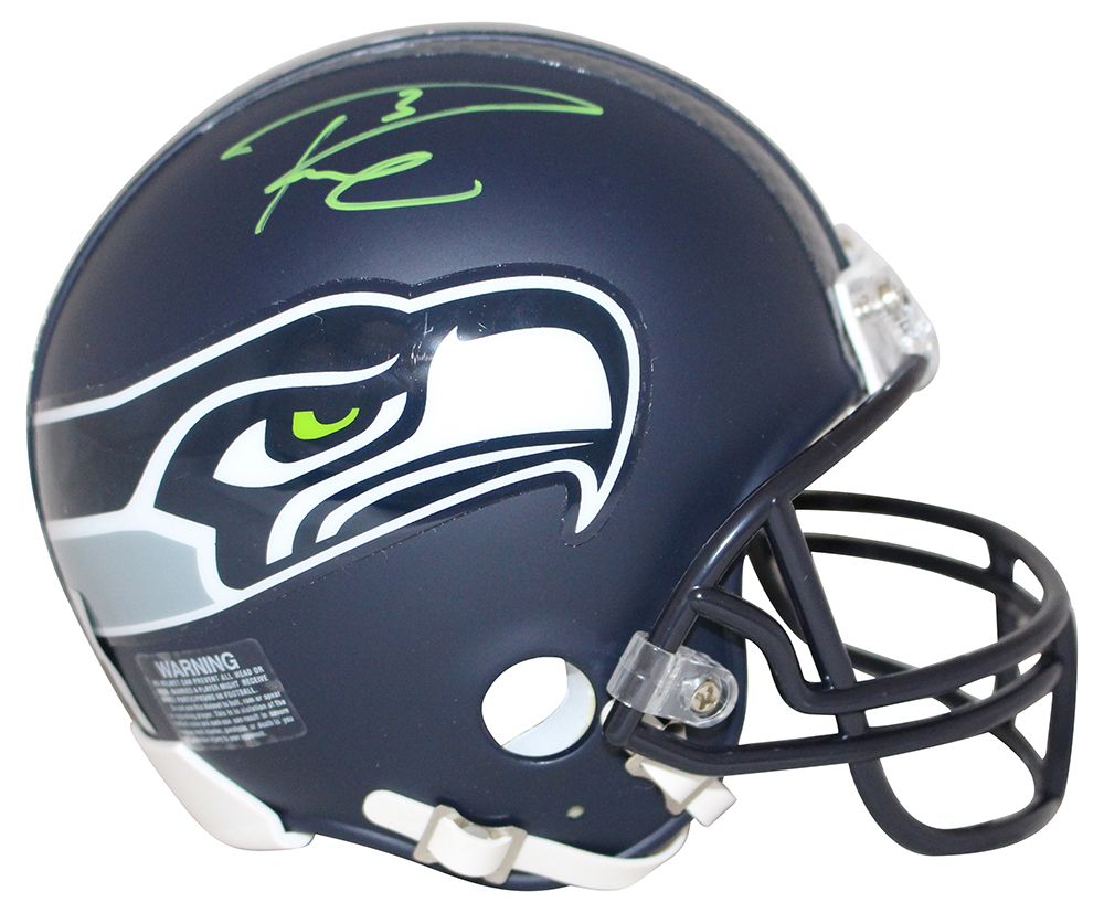 Russell Wilson Autographed/Signed Seattle Seahawks Mini Helmet
