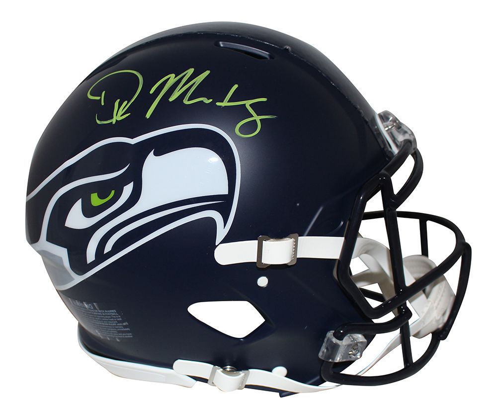 DK Metcalf Autographed Seattle Seahawks Authentic Speed Helmet BAS