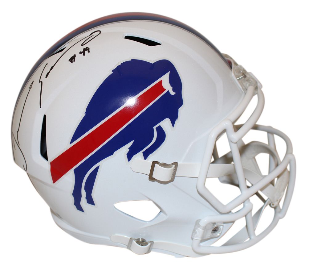 Tremaine Edmunds Autographed Buffalo Bills F/S Speed Helmet Beckett