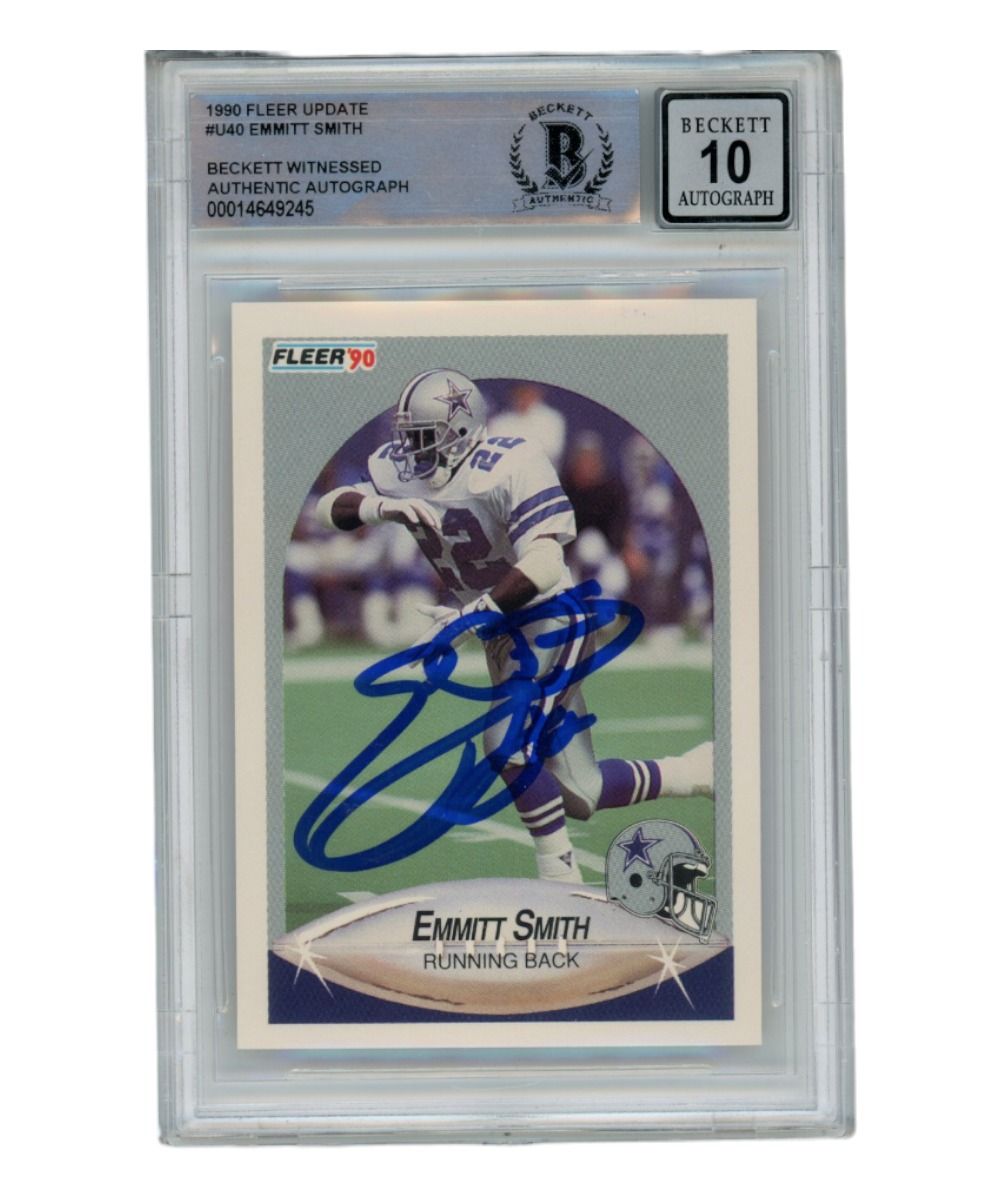 Tony Dorsett Autographed/Signed 12/18/1977 Ticket Stub ROY Beckett
