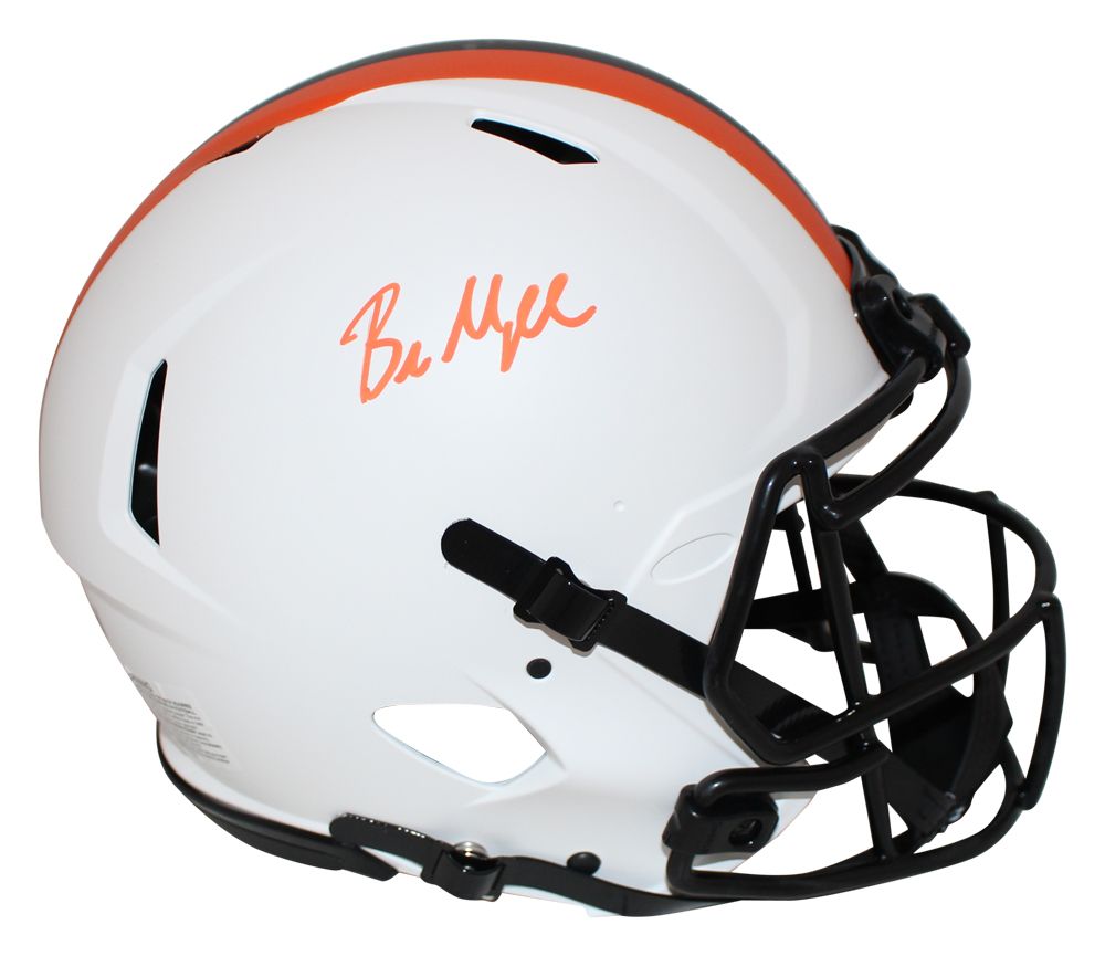 Baker Mayfield Signed Cleveland Browns Authentic Lunar Speed Helmet BAS