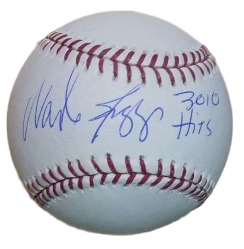 Wade Boggs Autographed OML Baseball w/3010 Hits Boston Red Sox