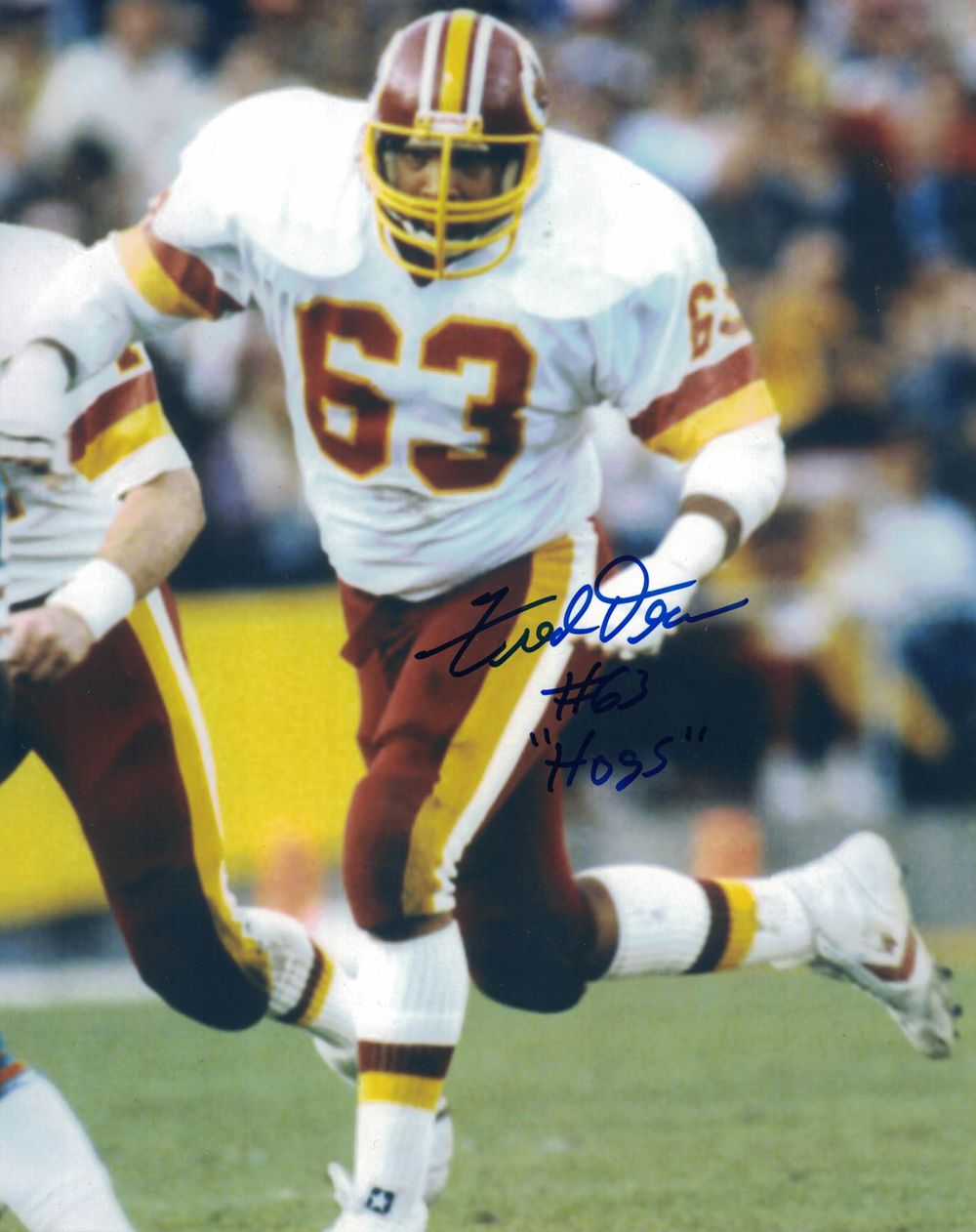 Fred Dean Autographed/Signed Washington Redskins 8x10 Photo Hogs