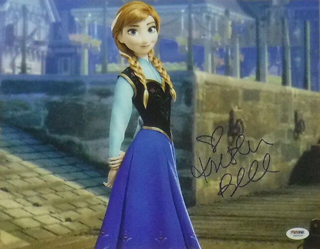 Kristen Bell Autographed Frozen Princess Anna 11x14 Photo PSA/DNA