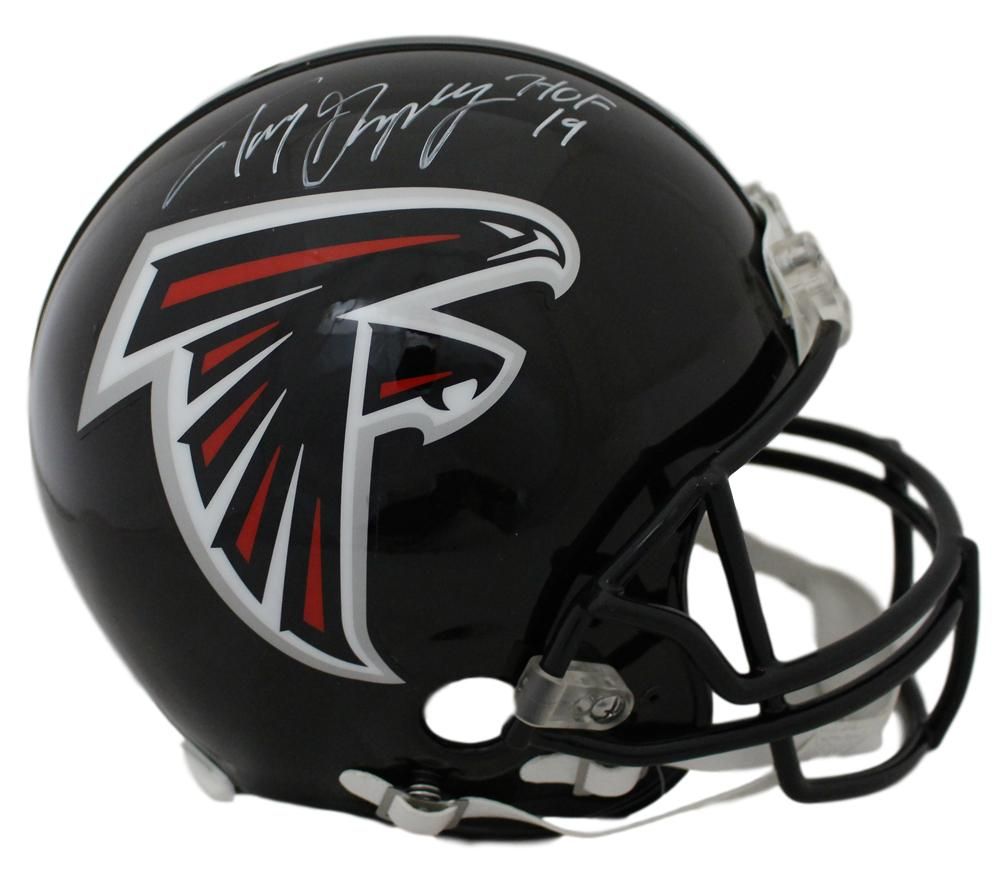 Tony Gonzalez Autographed Atlanta Falcons Authentic Helmet HOF BAS