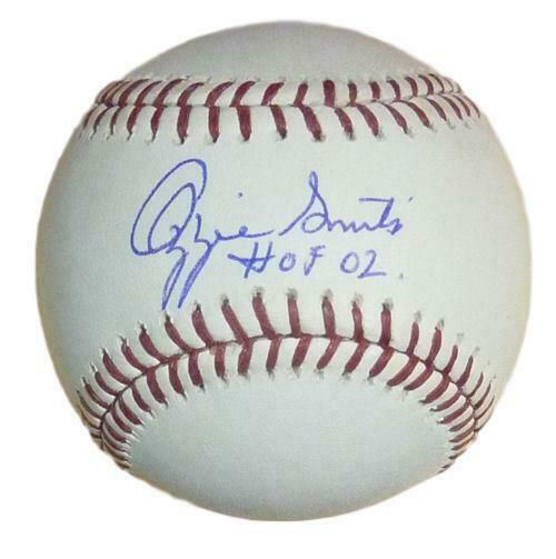 Ozzie Smith Autographed St Louis Cardinal OML Baseball HOF JSA