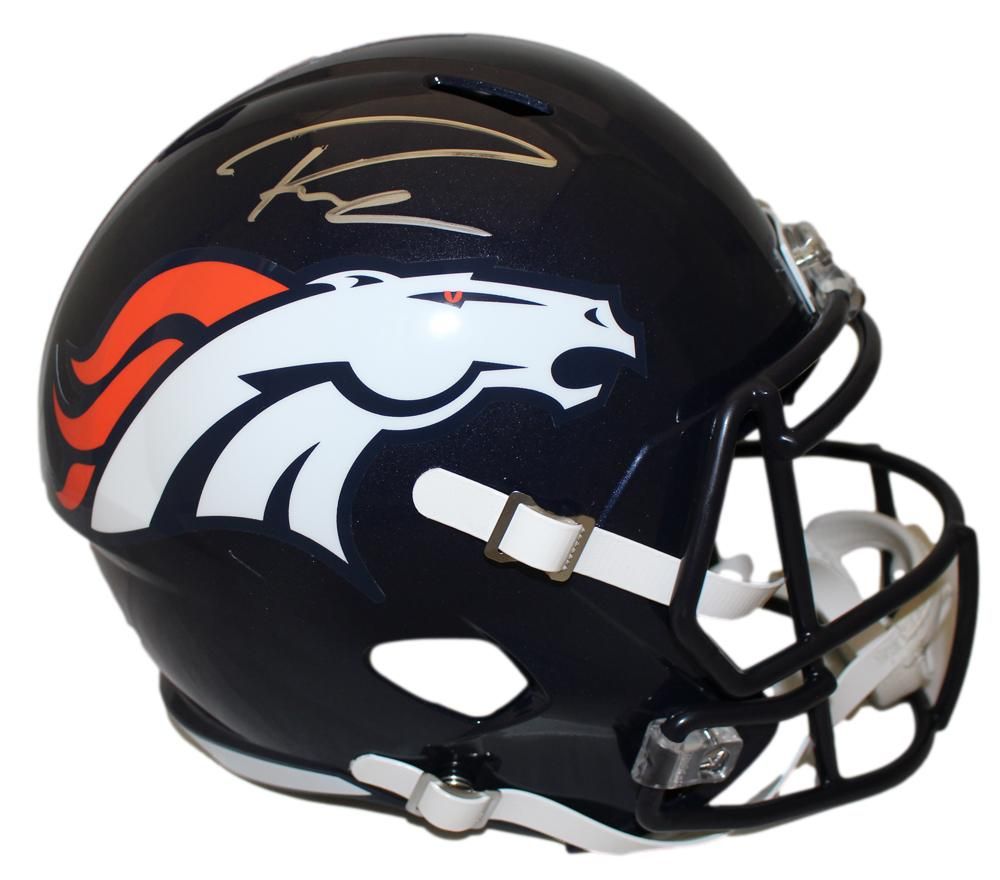 Russell Wilson Autographed/Signed Denver Broncos F/S Speed Helmet FAN