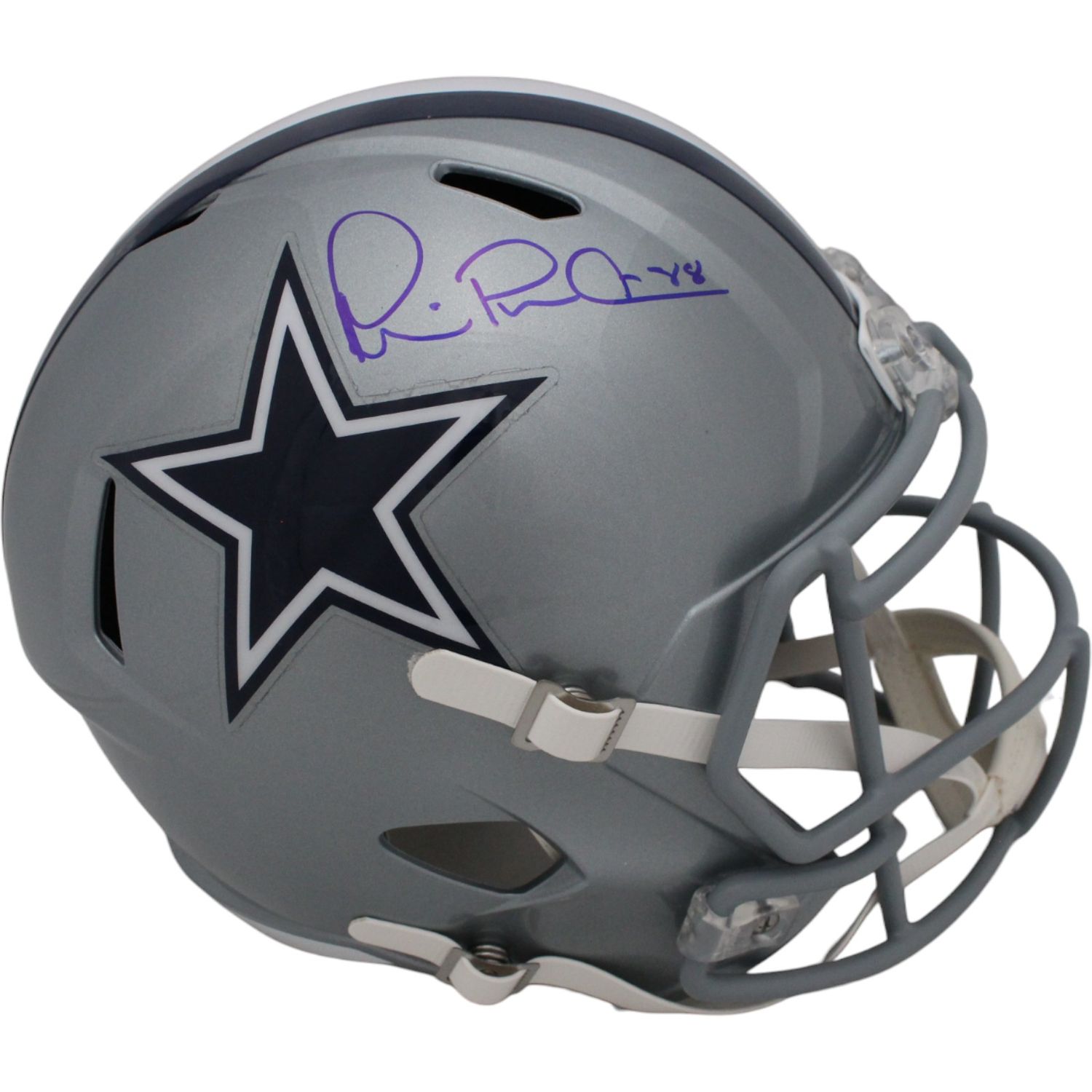 Michael Irvin Autographed Dallas Cowboys Speed F/S Helmet Beckett