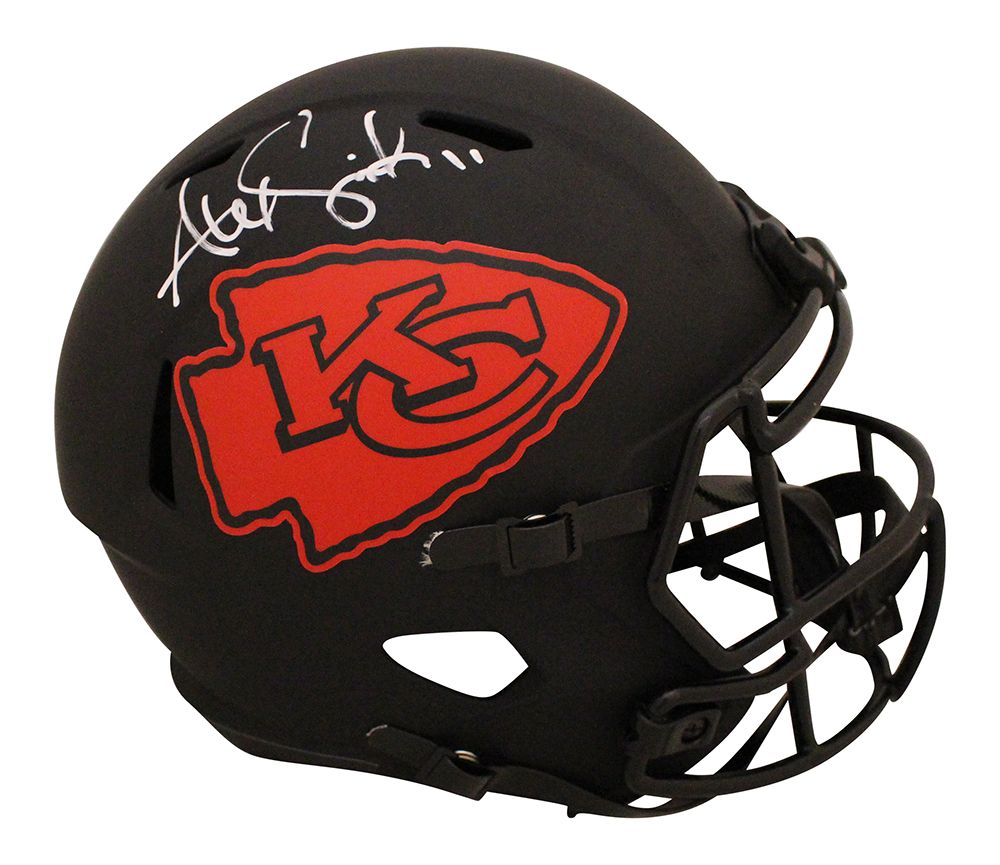 Alex Smith Autographed Kansas City Chiefs F/S Eclipse Speed Helmet BAS