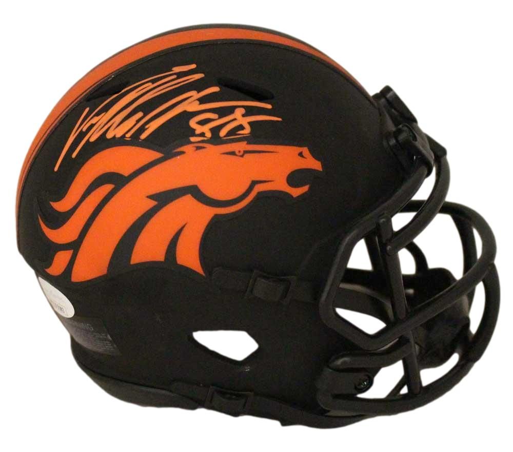 Von Miller Autographed/Signed Denver Broncos Eclipse Mini Helmet JSA