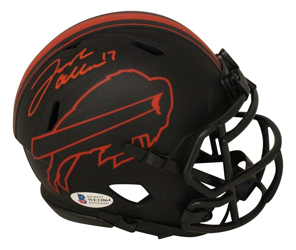 Josh Allen Autographed/Signed Buffalo Bills Eclipse Mini Helmet BAS