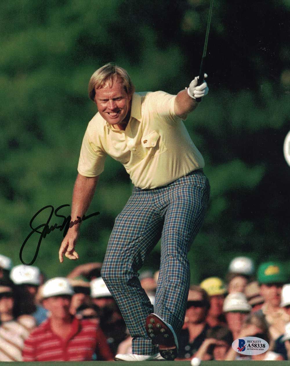 Jack Nicklaus Autographed/Signed Golf 8x10 Photo BAS LOA