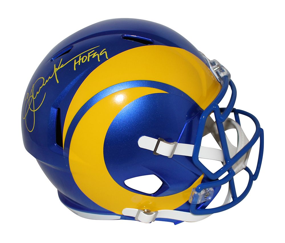 Eric Dickerson Signed Los Angeles Rams F/S 2020 Speed Helmet HOF Beckett