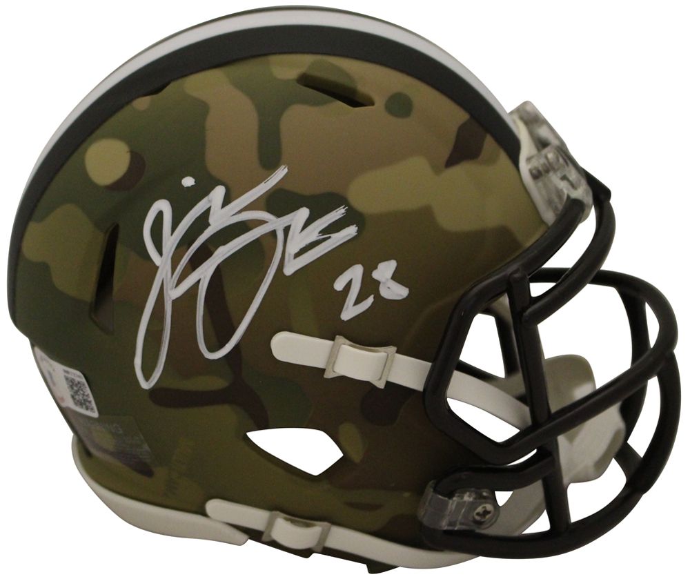Jeremiah Owusu-Koramoah Signed Browns Camo Mini Helmet Beckett