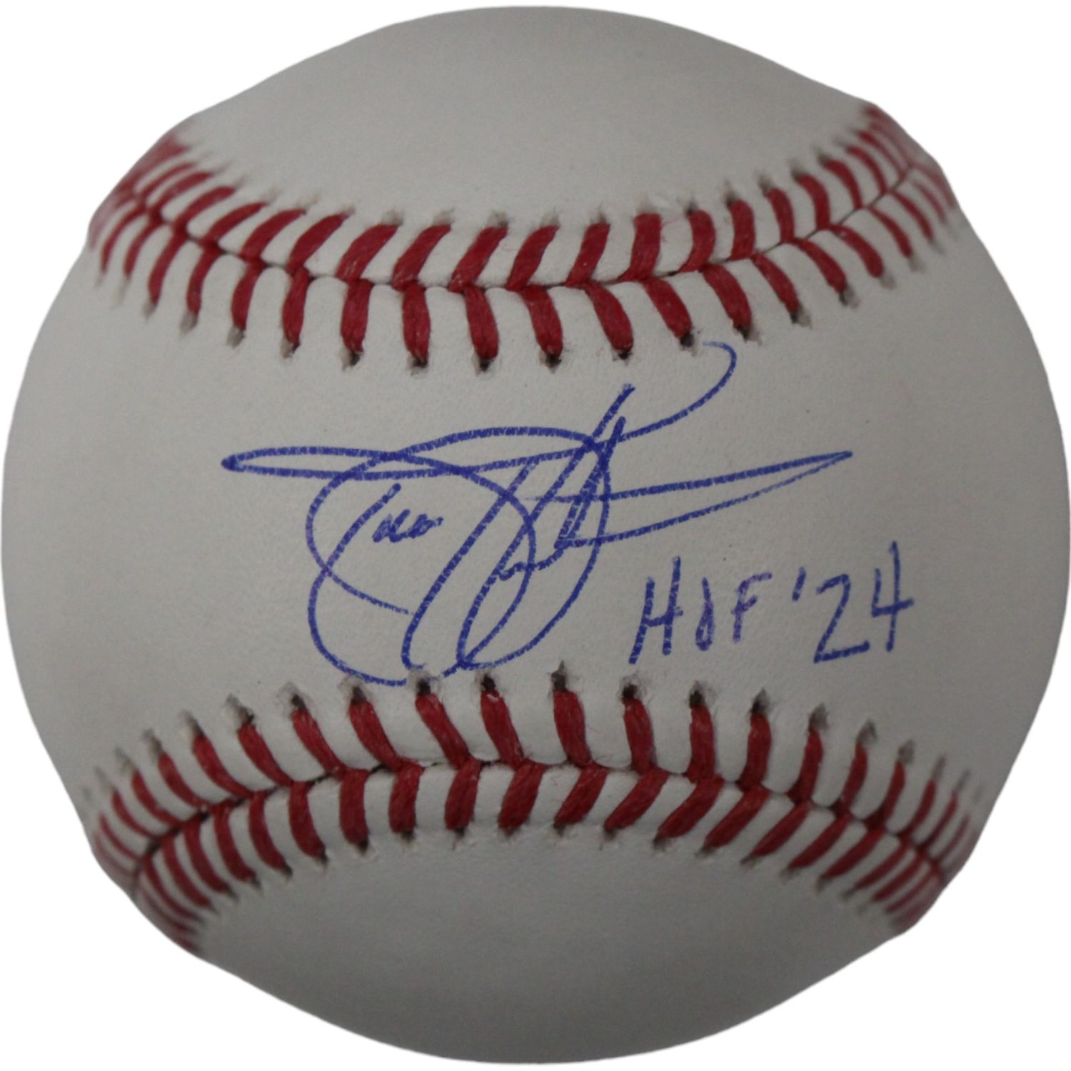 Todd Helton Signed Colorado Rockies OML Baseball HOF TRI 44643
