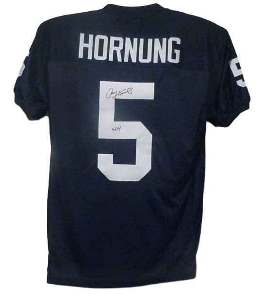 Paul Hornung Autographed Notre Dame Fighting Irish Size XL Jersey 56 H