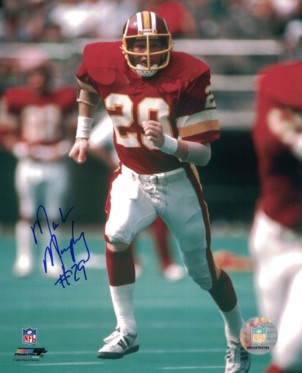 Mark Murphy Autographed/Signed Washington Redskins 8x10 Photo