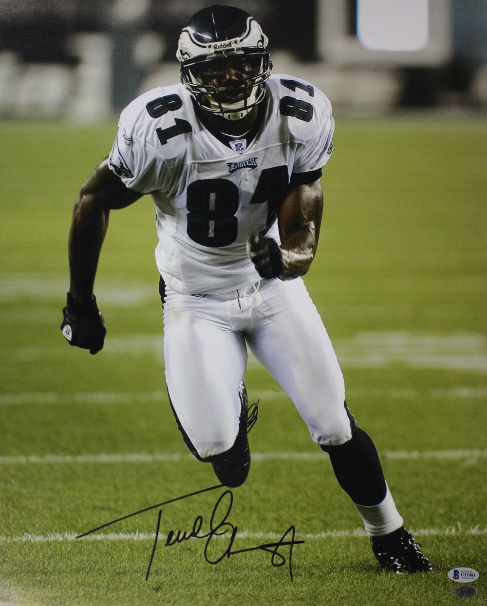 Terrell Owens Autographed/Signed Philadelphia Eagles 16x20 Photo BAS